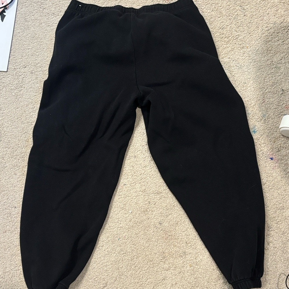 Pink Wellness Club Black Sweatpants - Picture 2 of 3
